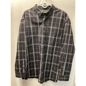 CE Schmidt workwear blue white heavy long sleeve XL button down‎ men’s